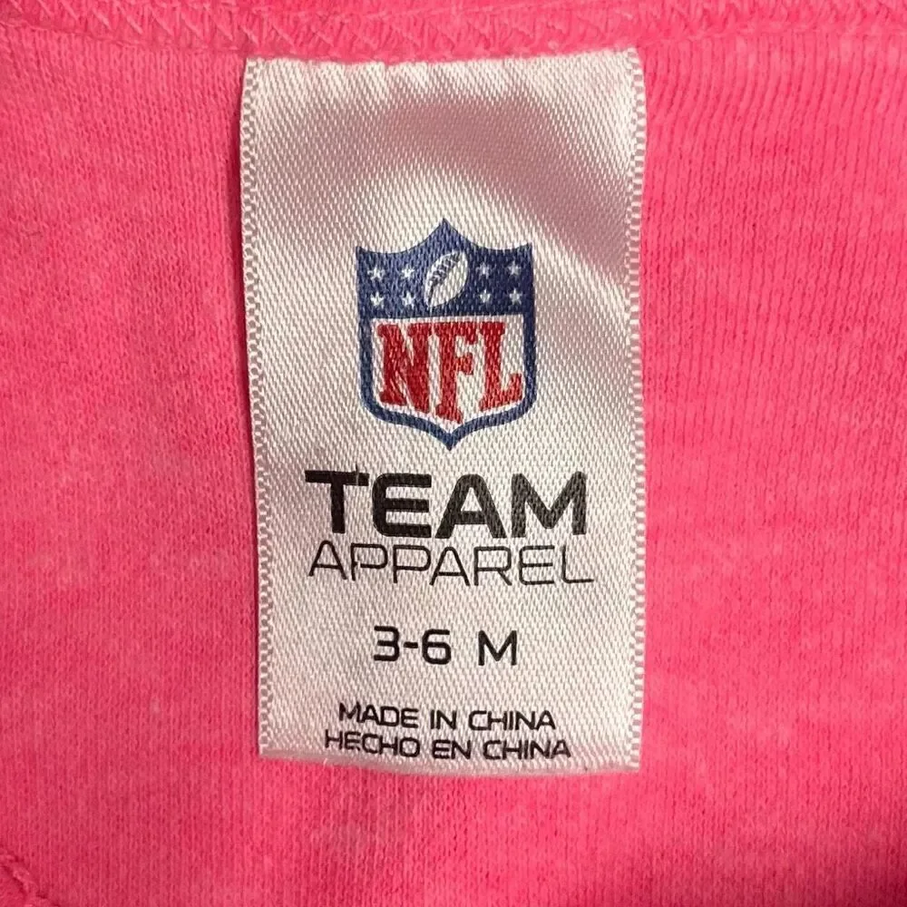 Team Apparel Pink Raiders Bodysuit   Sz 3-6 Months